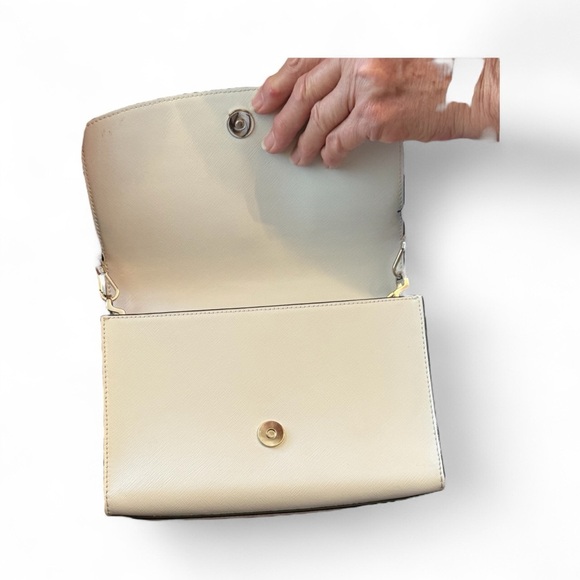 Kate Spade Staci Small Flap Crossbody Bag Warm Beige/Black CYBER MONDAY $69 - Picture 8 of 9